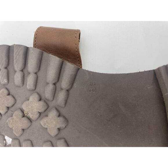 Brazil Leather Craft Womens 8.5 Open Toe Sandal Tan Brown Rebecca 190869 Shoes - Picture 8 of 8